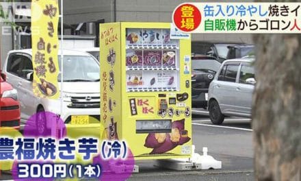Japan Vending Machines Now Sells Baked Sweet Potato