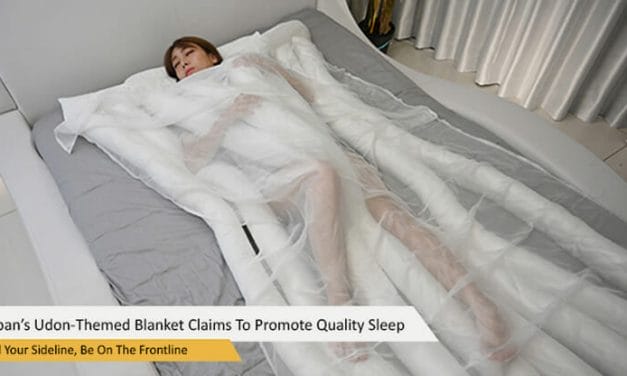 Japan’s Noodle-Themed Blanket Claims To Promote Quality Sleep