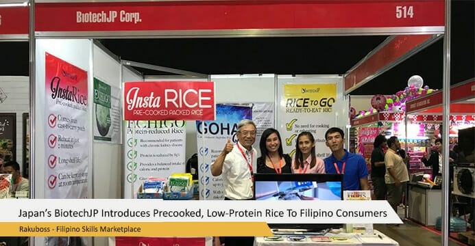 Japan’s BiotechJP Introduces Precooked, Low-Protein Rice To Filipino Consumers