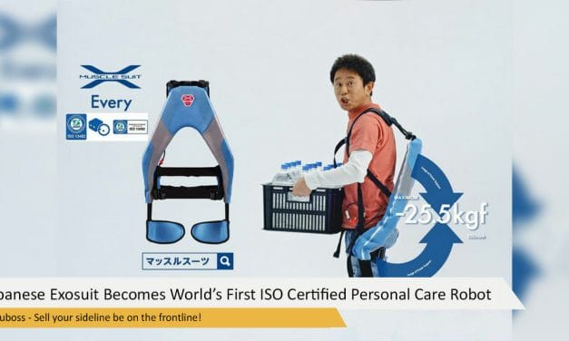 Japanese Exosuit Becomes World’s First ISO Certified Personal Care Robot